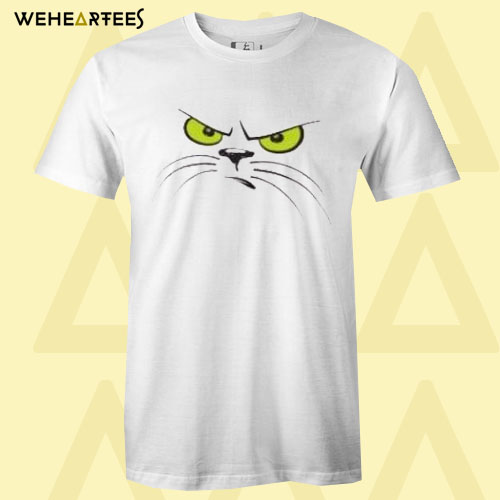 Angry cat face T Shirt