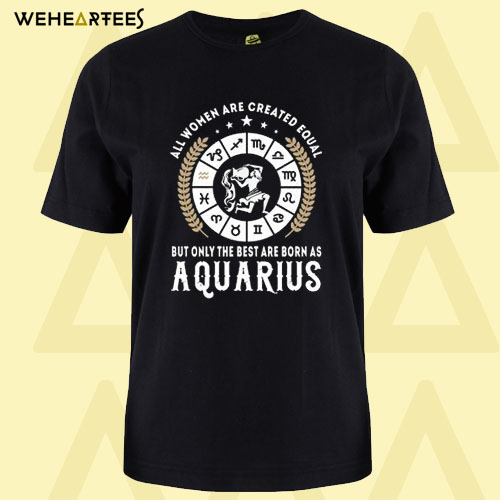 Aquarius Astrology Star T Shirt