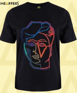 Artist Studio Face Print T Shirt