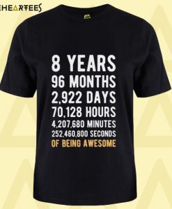 8th Birthday T Shirt