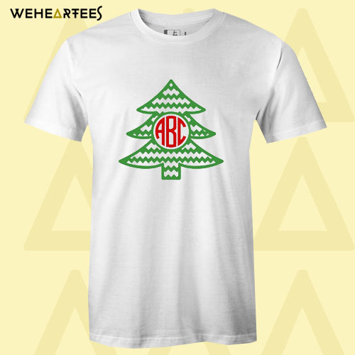 ABC Christmas Tree T shirt