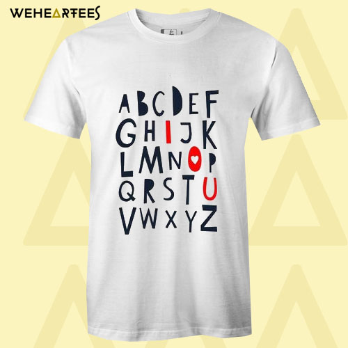 ABC I Love You T Shirt