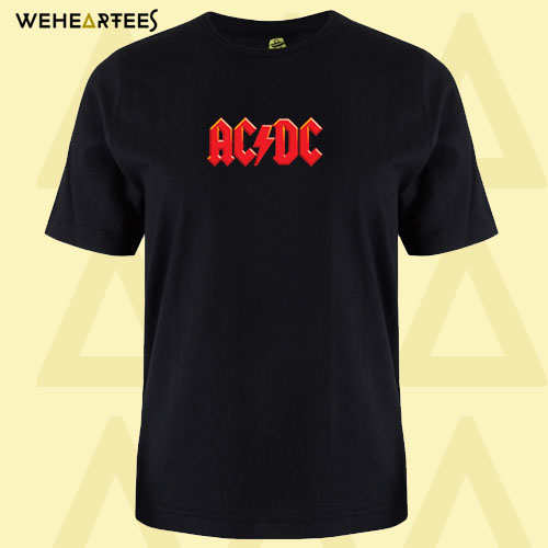 Acdc red logo T shirtAcdc red logo T shirt