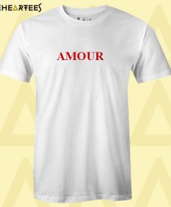 Amour Red And White T shirt