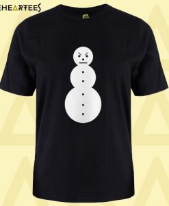 Angry Snowman T shirt