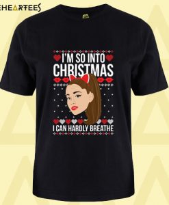 Ariana Grande Ugly Christmas Black T Shirt