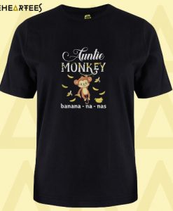 Auntie Monkey banana T shirt