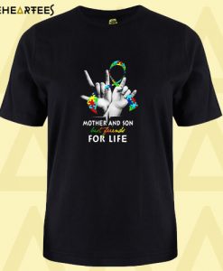 Autism Mother and son best friend for life T shirt