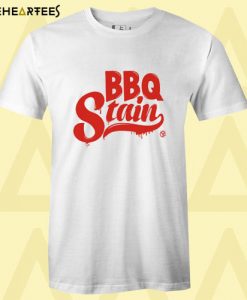 BBQ Stain On A White T Shirt