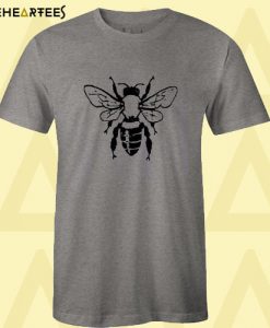 BEE heather gray tri blend T shirt