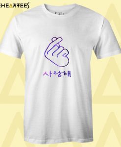 BTS Korean love symbol T shirt