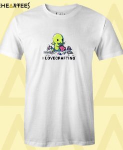 Baby octopus I love crafting T shirt