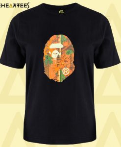 Bape Forest Camo Big Ape Head T Shirt