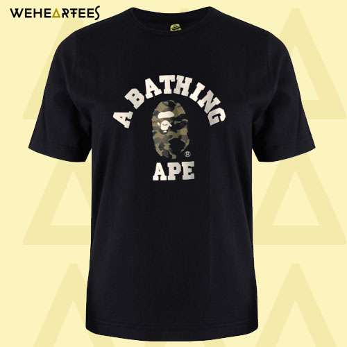 Bape camo head T Shirt