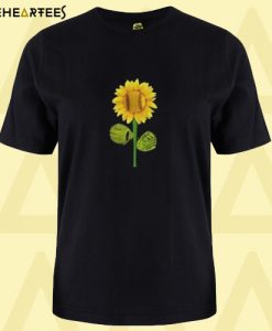 Baseball Sun Flower T shirt