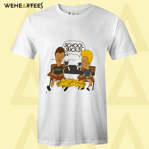 Beavis and Butthead School Sucks T Shirt