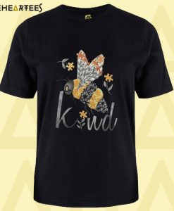 Bee kind floral bee autism T shirt