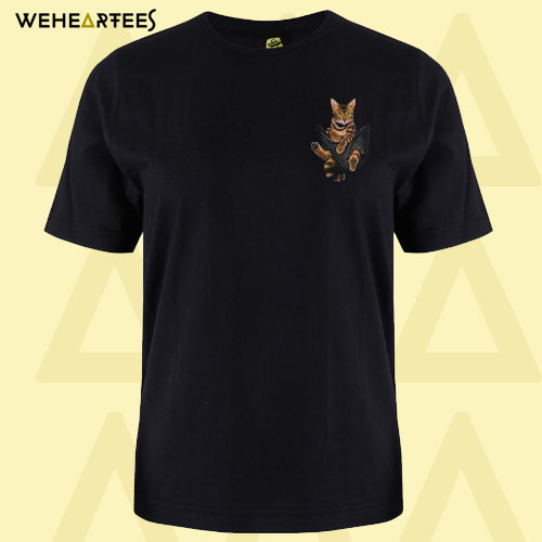 Bengal Cat Pocket T Shirt