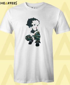 Betty Boop Soldier T shirt