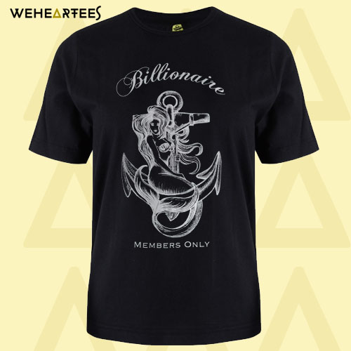 Billionaire Members Only printed T-shirt