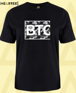 Bitcoin Black and White T-shirt