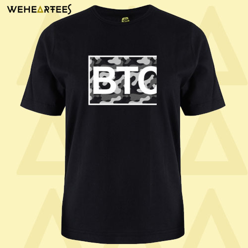 Bitcoin Black and White T-shirt