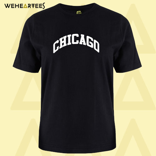 Black Chicago T shirt