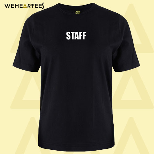 Black Staff T shirt