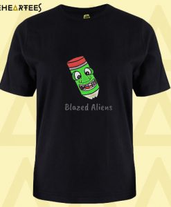 Blazed Aliens Sketchy T Shirt