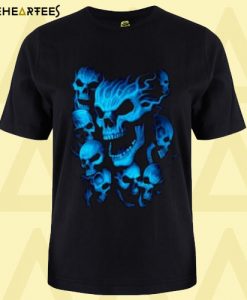 Blue Skulls T-shirt
