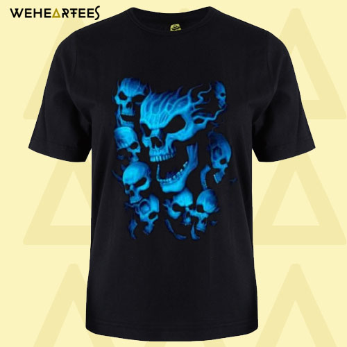 Blue Skulls T-shirt
