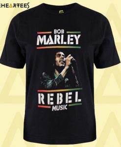 Bob Marley Rebel Music T-Shirt