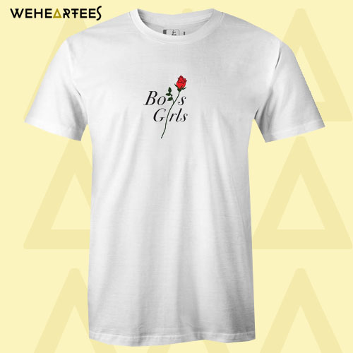 Boys Girls Rose T Shirt