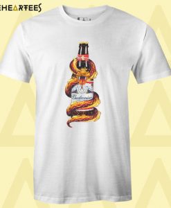 Budweiser snake bottle king of beers T Shirt