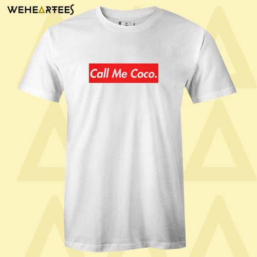 Call Me Coco Red Box T Shirt