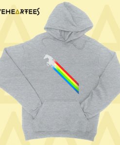 Flying Unicorn Rainbow Hoodie
