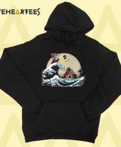 GOKU And MASTER ROSHI Ride The Wave Hoodie