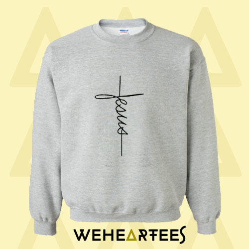 Jesus Vertical Sweatshirt
