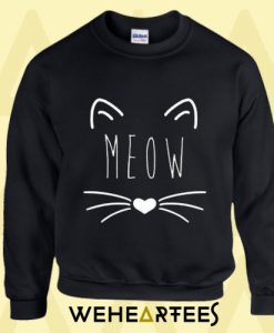 MEOW Cat Sweatshirt