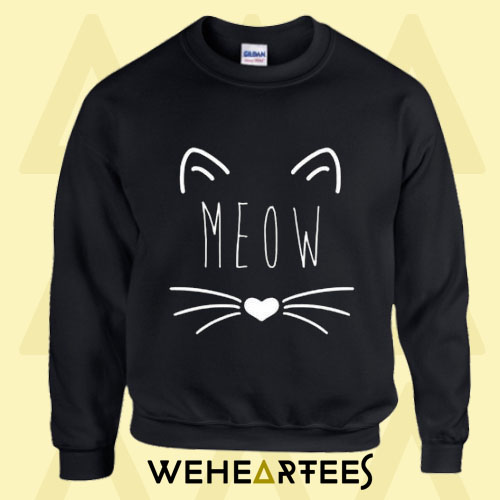 MEOW Cat Sweatshirt