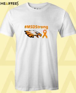 MSD Strong orange eagle T shirt