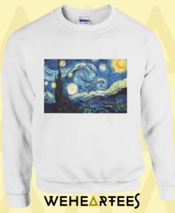 Van Gogh Print Sweatshirt