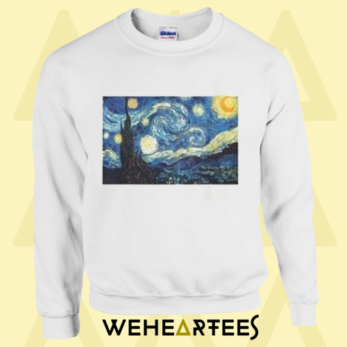 Van Gogh Print Sweatshirt