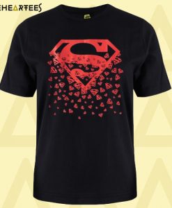 Boys 8-20 DC Comics Superman Falling Logos Tee Shirt