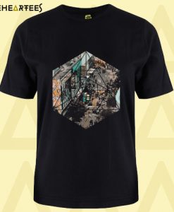 Busy Streets in Asia Geometric Abstract anime Classic T-Shirt