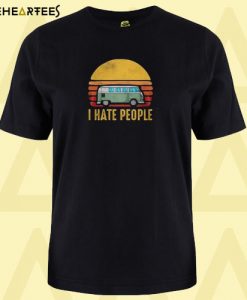 Camping I Hate People Vintage T Shirt