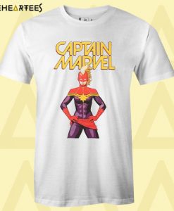 Captain Marvel Comic Pose T Shirt