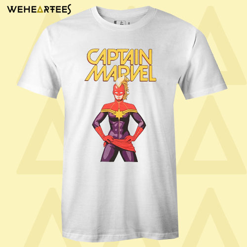 Captain Marvel Comic Pose T Shirt