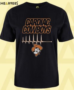 Cardiac Cowboys Football Heart Beats T Shirt