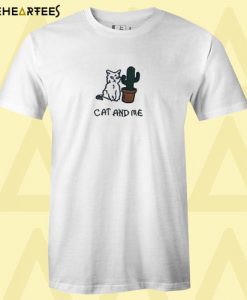 Cat And Me Cactus T shirt